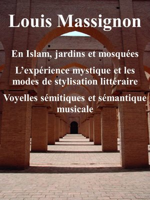 cover image of En Islam, jardins et mosquées